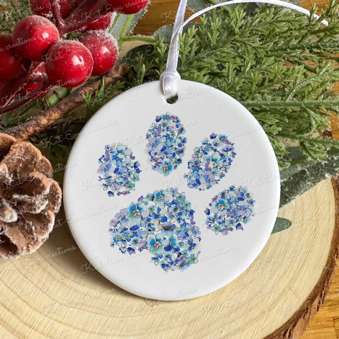 memory ceramic decoration forget me not designs