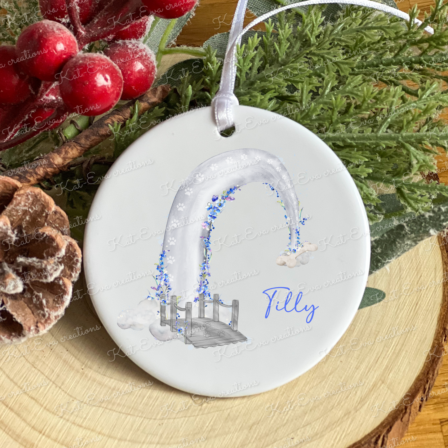 memory ceramic decoration forget me not designs