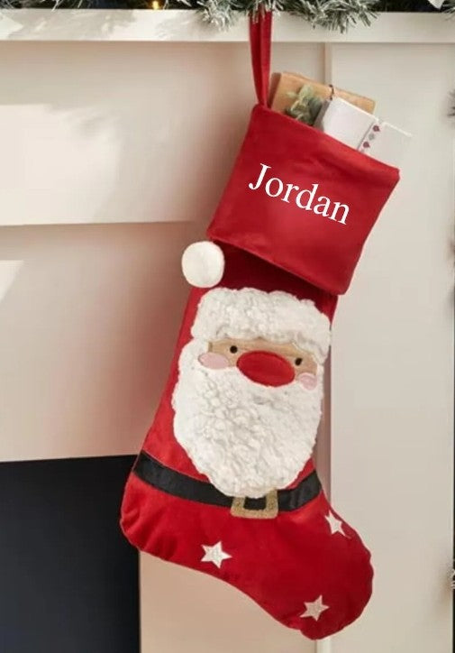 Personalised Santa claus stocking