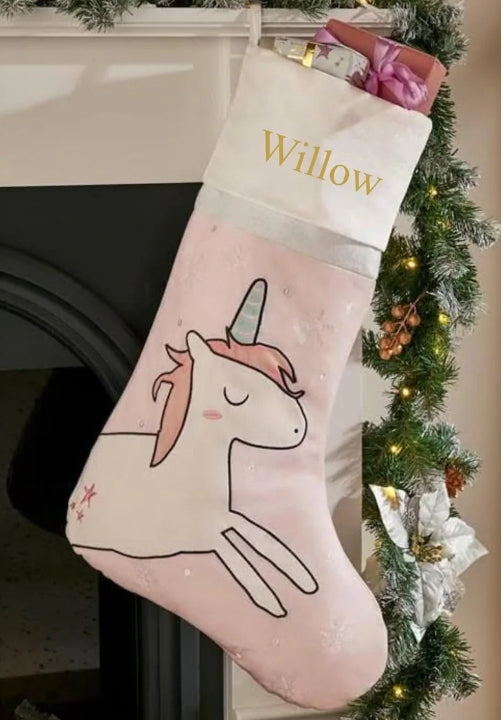 Unicorn stocking