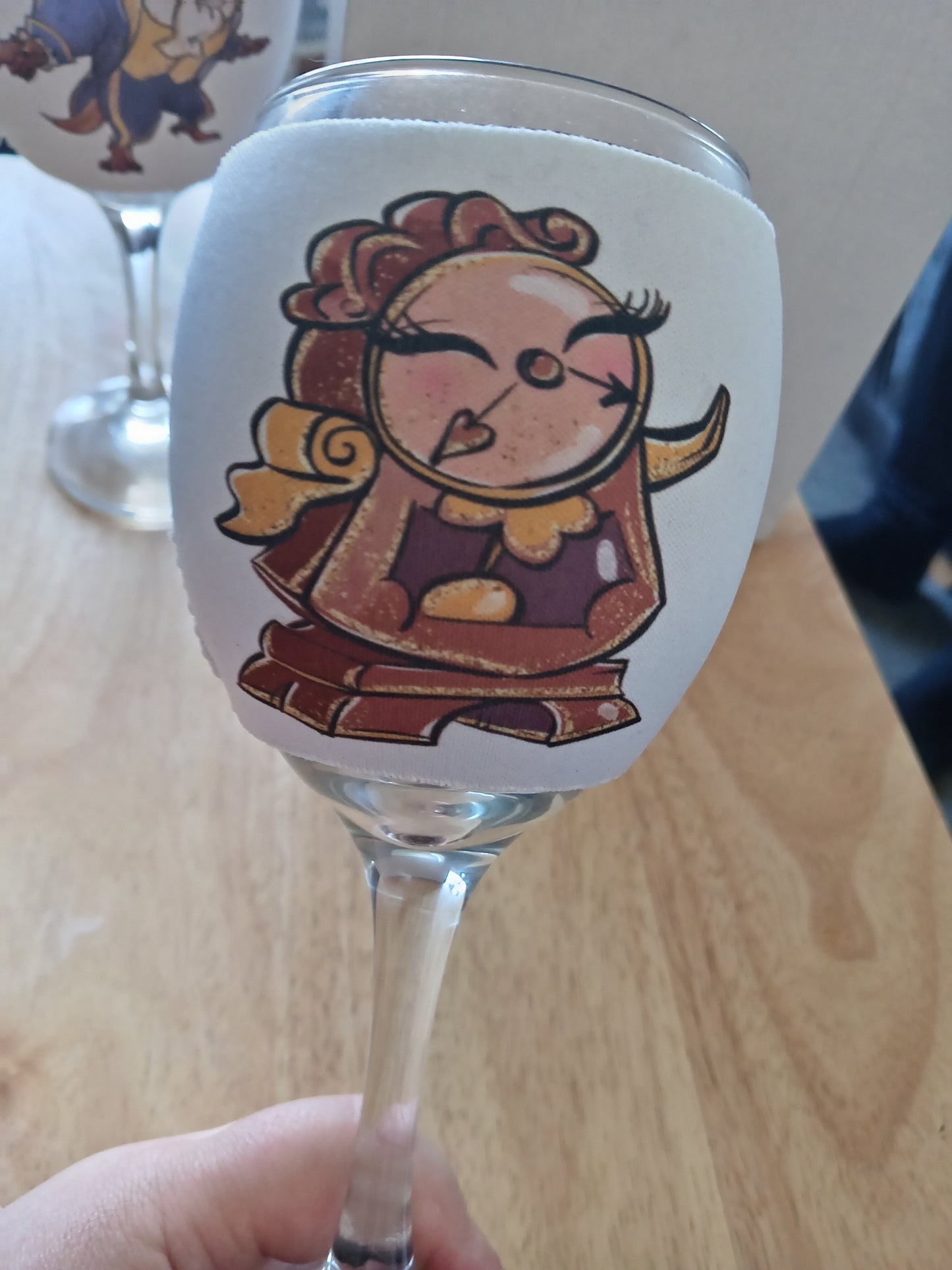 Wine glass and coozie