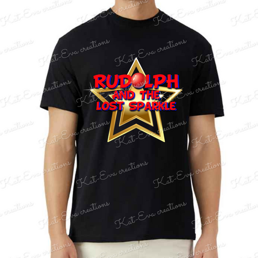 Dapa rudolph Tshirt Child Size With Name