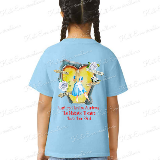 Warters Tshirt Adult Sizes Alice in wonderland
