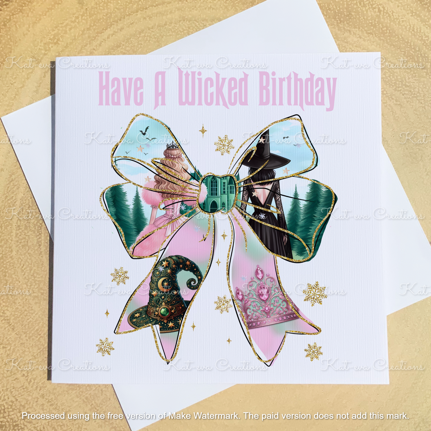 wicked inspired card