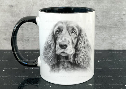 spaniel mug. Gorgeous cocker spaniel Cup. Ideal for birthday, secret santa, stocking filler or Christmas present