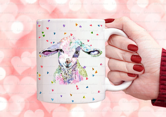 Personalised lamb /  sheep mug