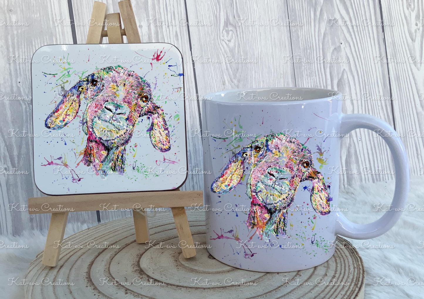 Goat mug, personalised goat mug. Ideal birthday, christmas or secret santa gift