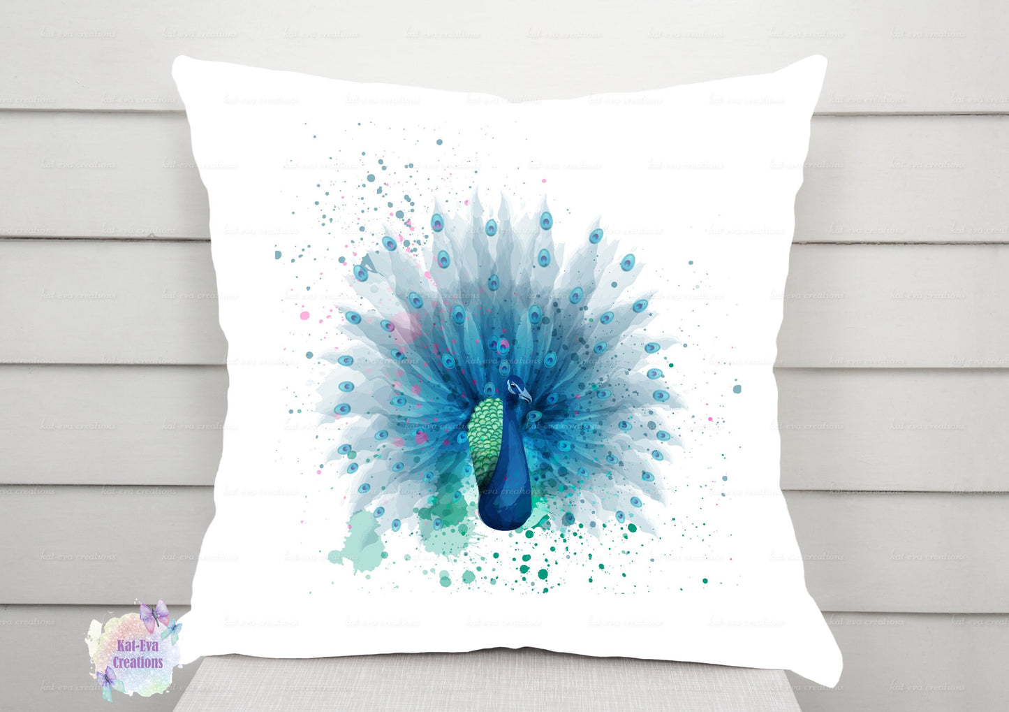 Beautiful watercolour flamingo cushion. can be personalised.