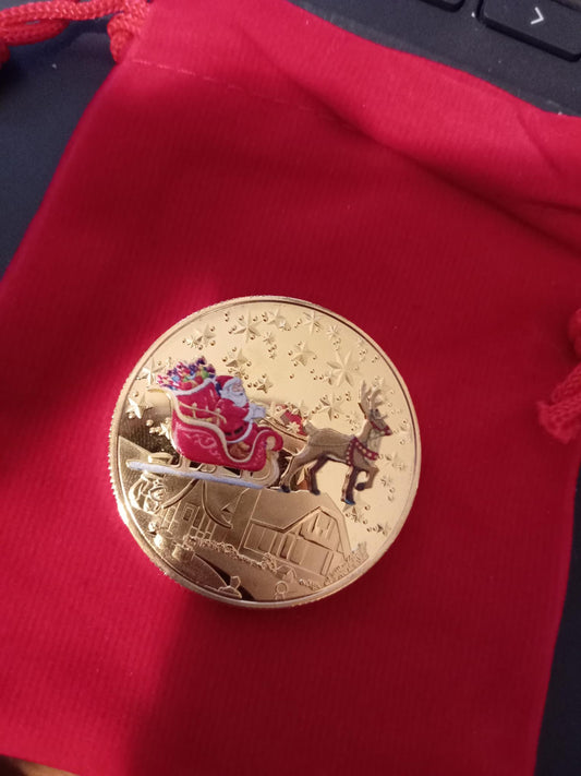 Santa's wishing coin