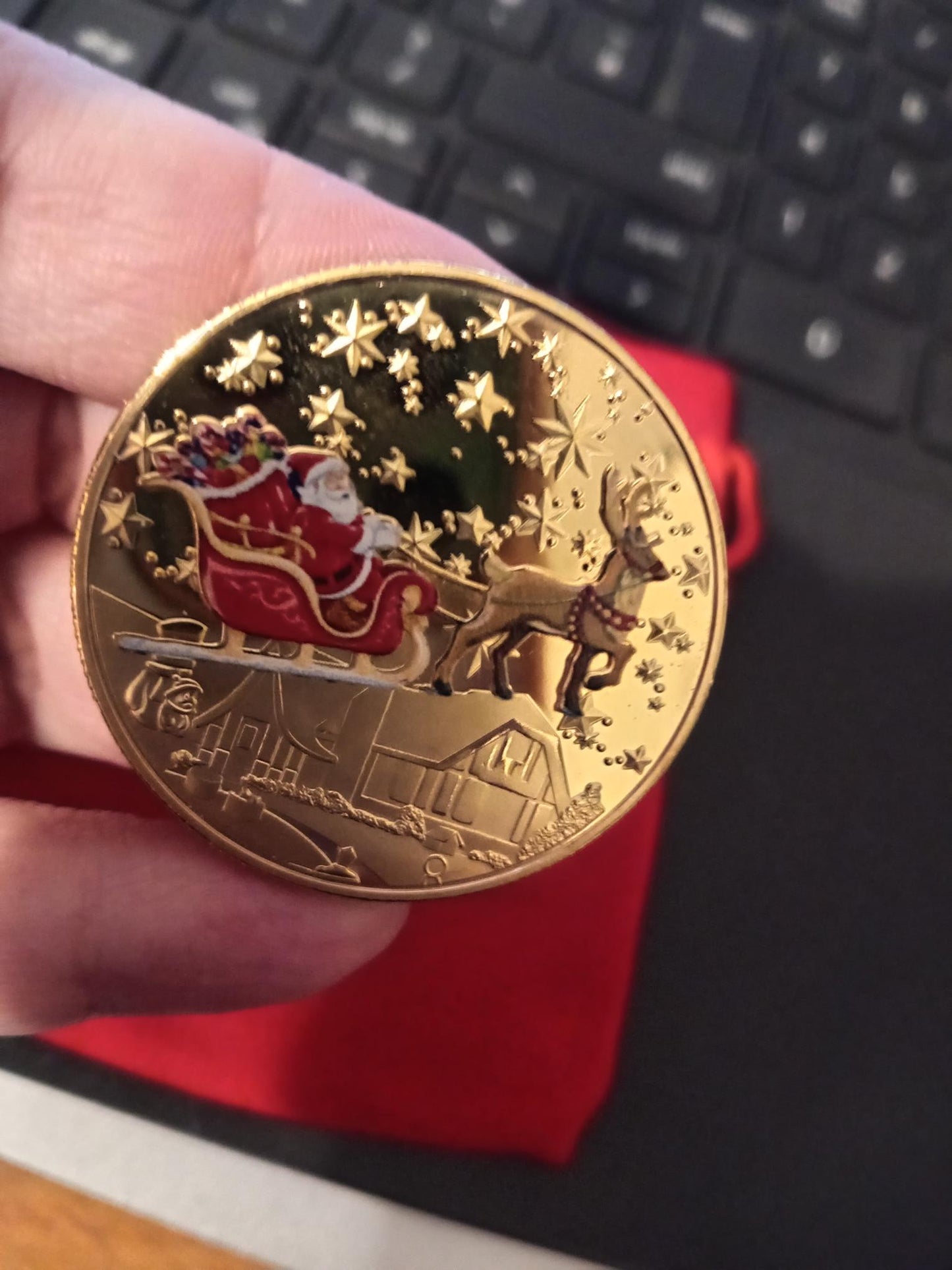 Santa's wishing coin