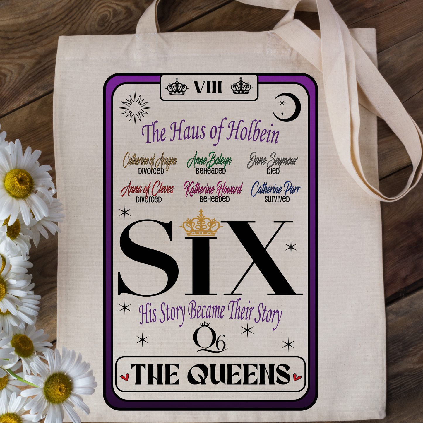 Six tote bag click for more designs