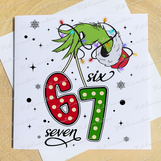 6 7 card or card and badge