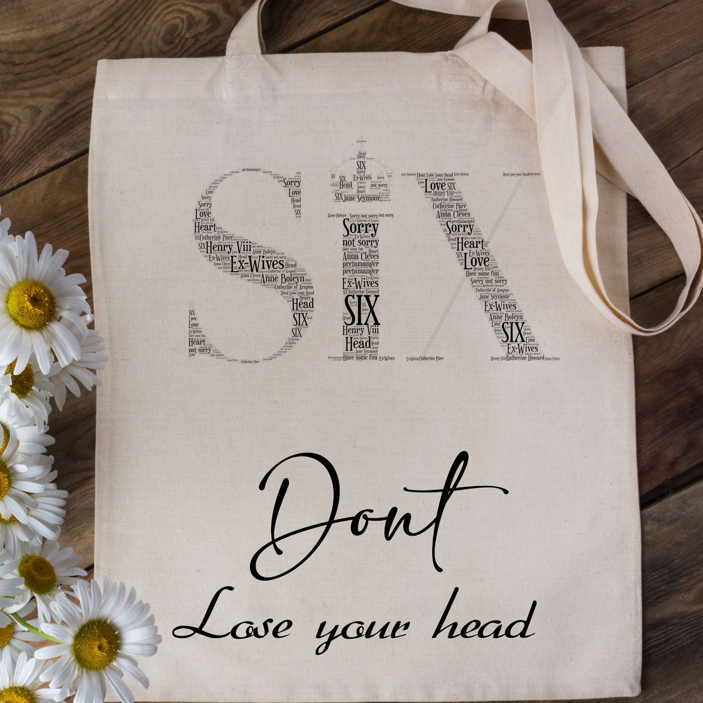 Six tote bag click for more designs