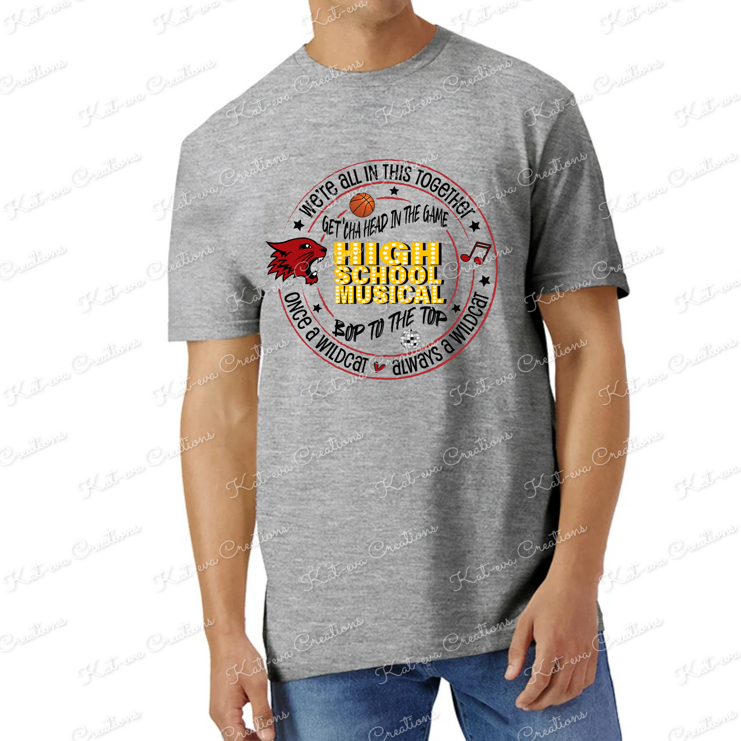 musical tshirt high school