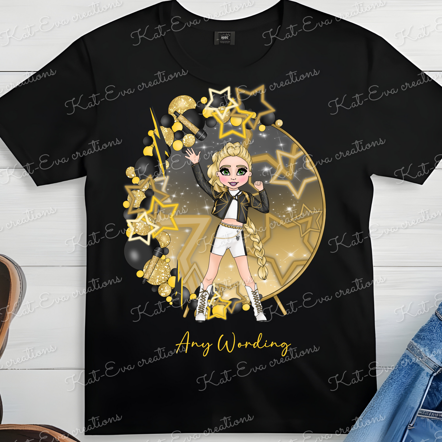 pop personalised tshirt