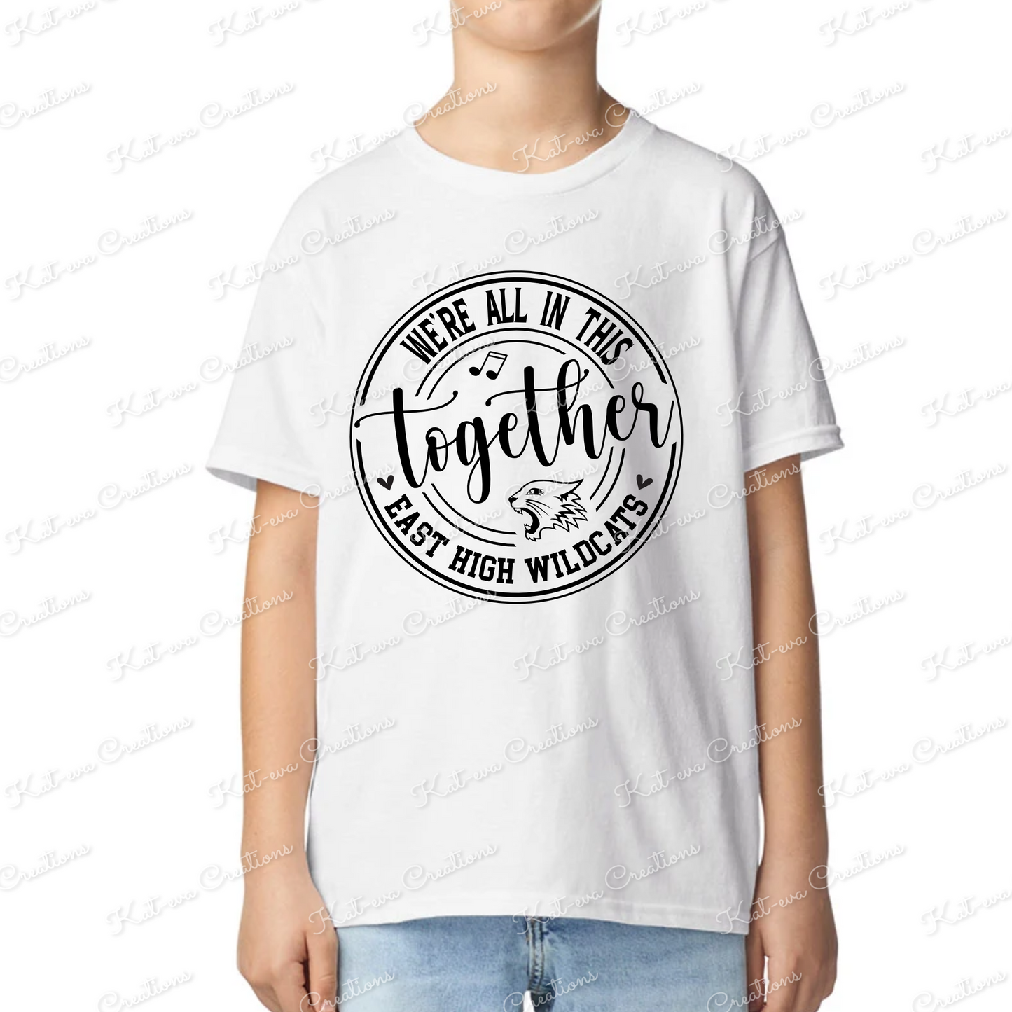 musical tshirt high school