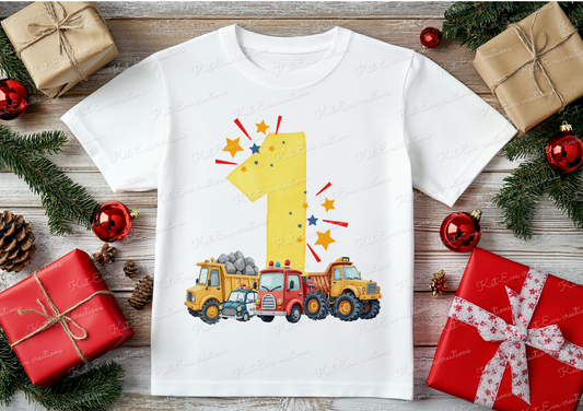 Truck number tshirt