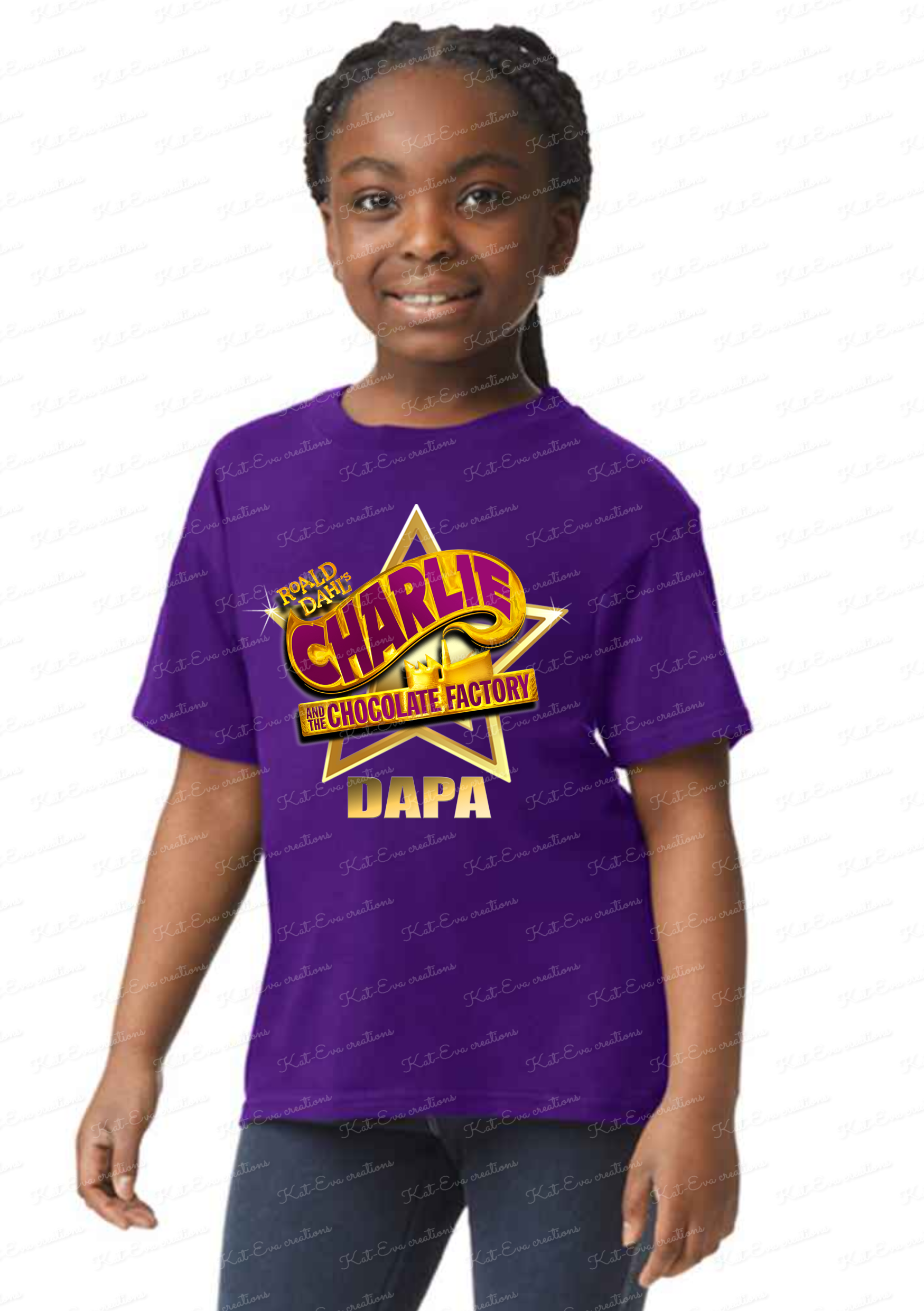 Dapa Charlie Tshirt Child Size With Name image 0