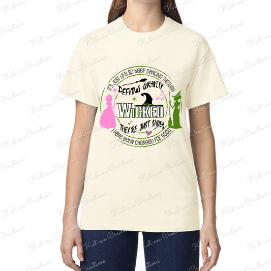 musical tshirt wicked