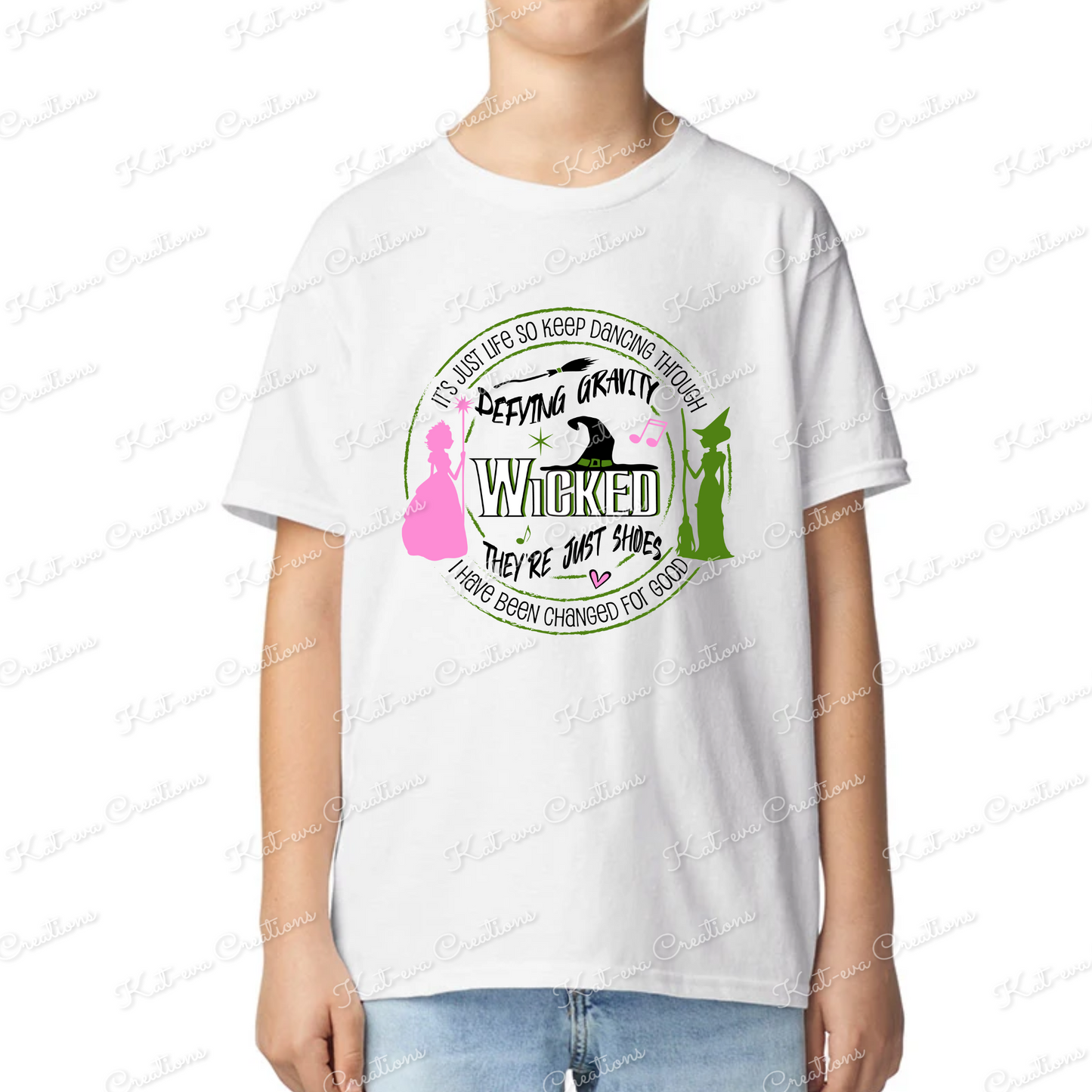 musical tshirt wicked