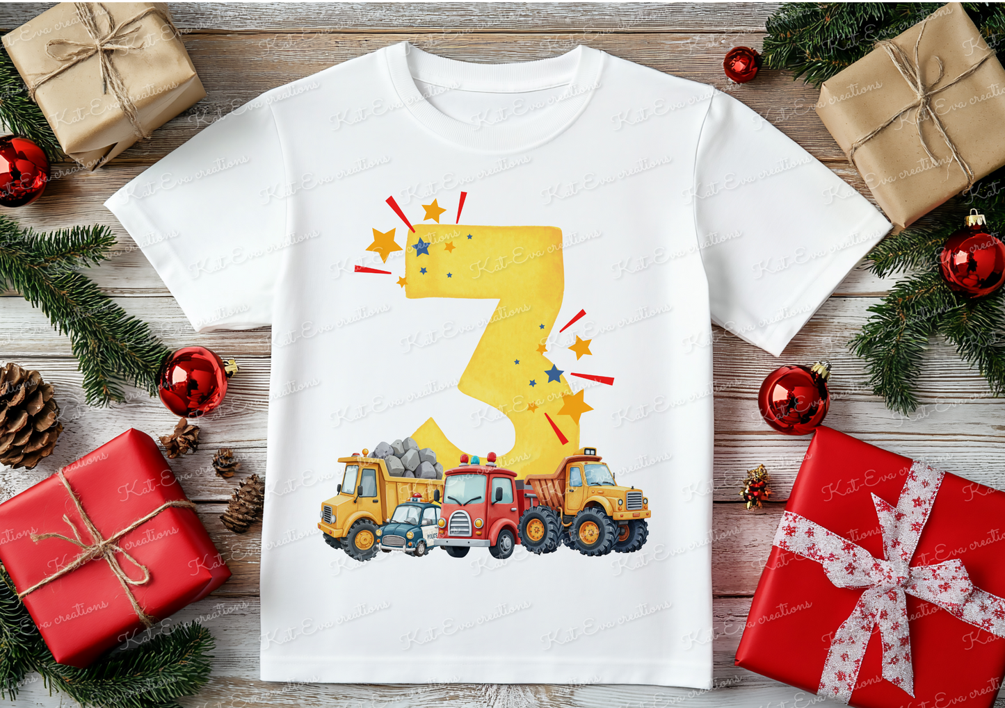 Truck number tshirt