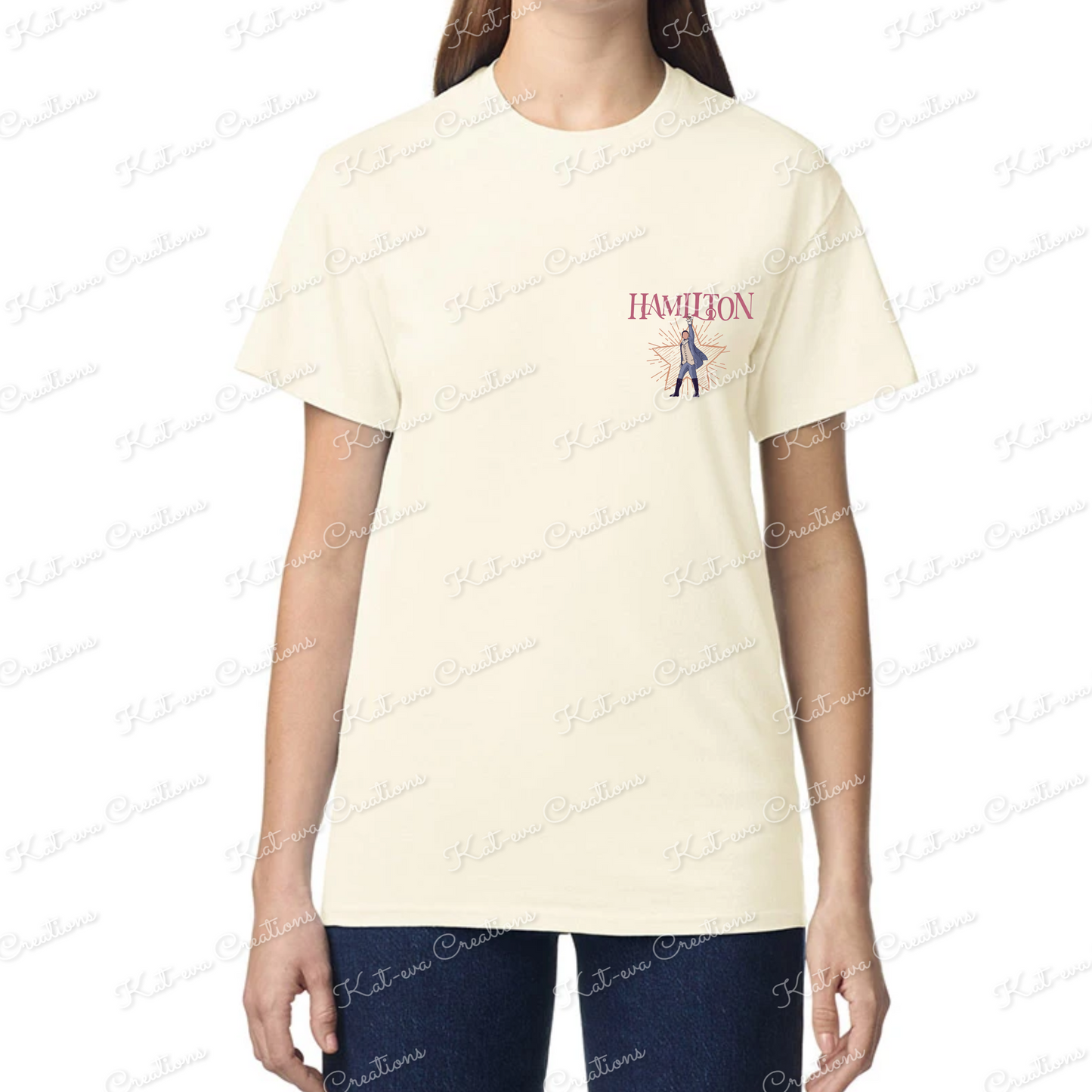 musical tshirt hamilton