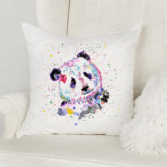 panda cushion. Personalised panda pillow. Ideal birthday gift or Christmas present. secret santa gift. ideal new home decor