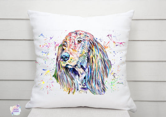 Beautiful spaniel cushion. can be personalised.