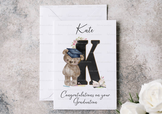 Graduation Card. A5 personalised card for graduates
