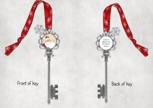 Santa's magic key. Personalised key