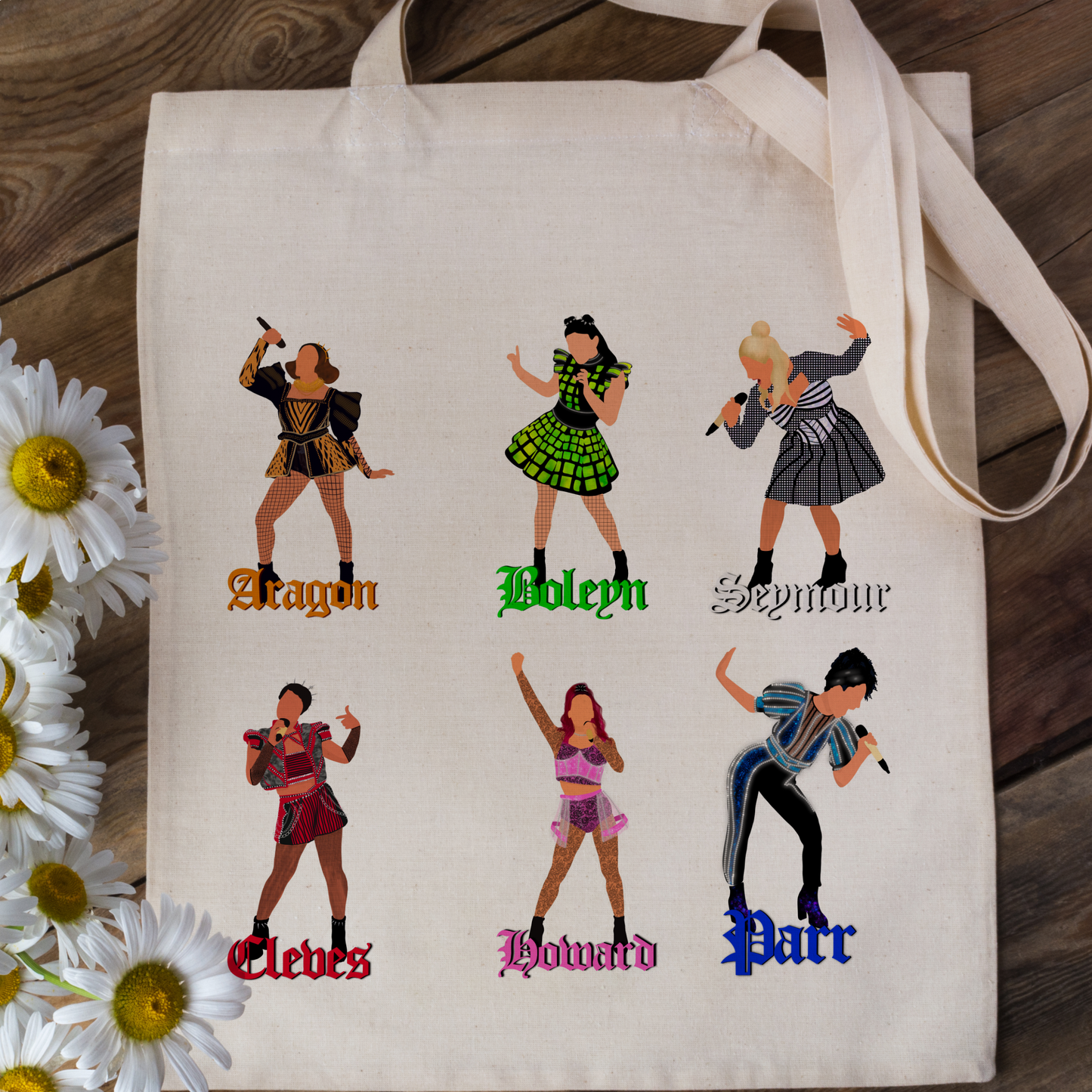 Six tote bag click for more designs