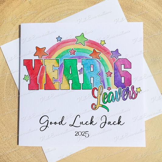 Leavers card