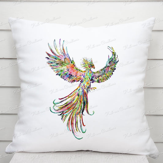 phoenix cushion. personalised phoenix pillow. Ideal Christmas or birthday present. Secret Santa gift. Easter, mothers fathers day present.