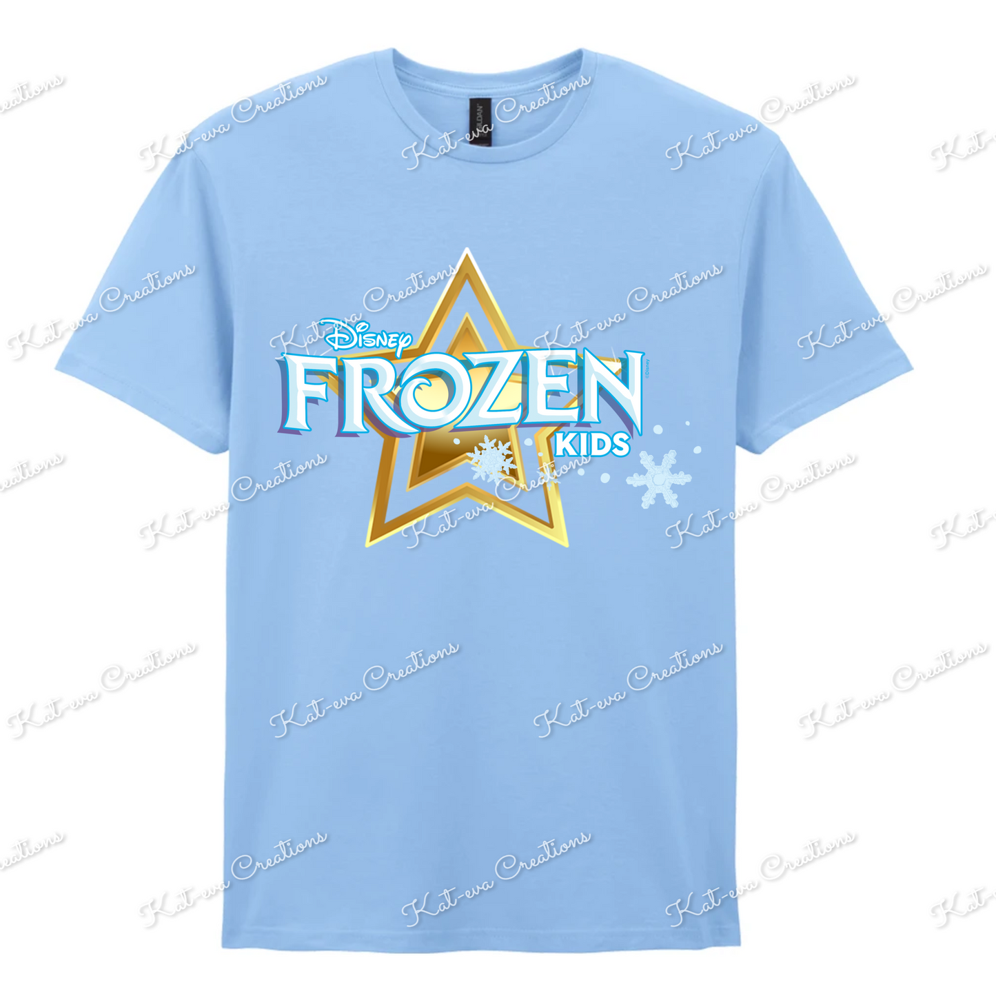 Dapa frozen Tshirt Child Size With Name