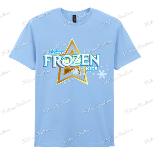 Dapa frozen Tshirt Child Size With Name