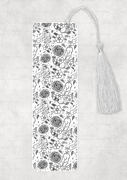willy bookmark. aluminium floral dick. penis bookmark. Ideal for Christmas or Birthday gift or secret santa or stocking filler