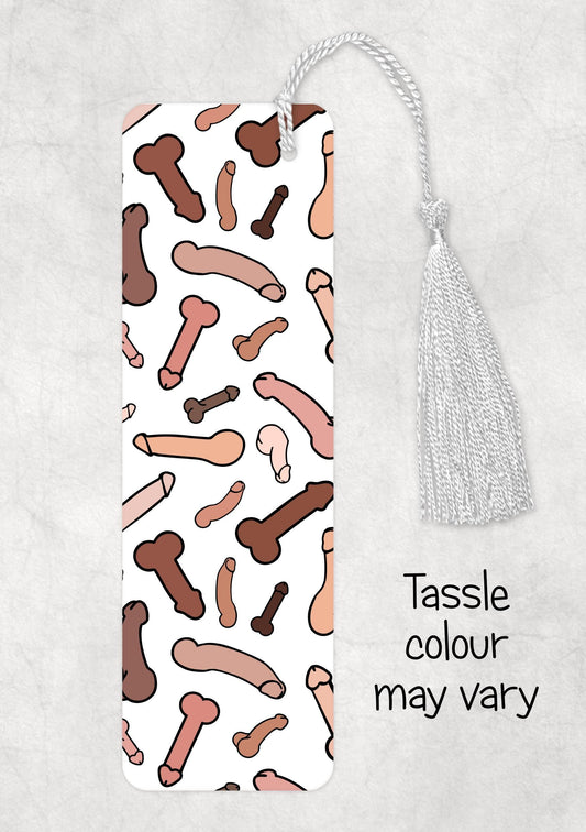 penis bookmark. aluminium willy, dick bookmark. ideal secret santa, stocking filler or silly present
