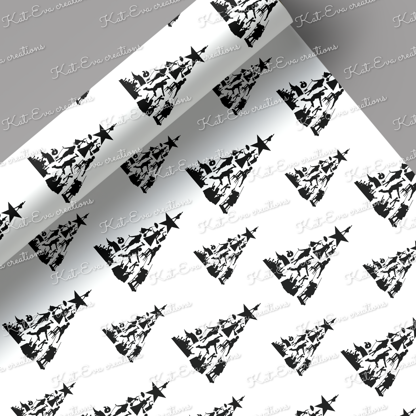Musical tree Wrapping paper