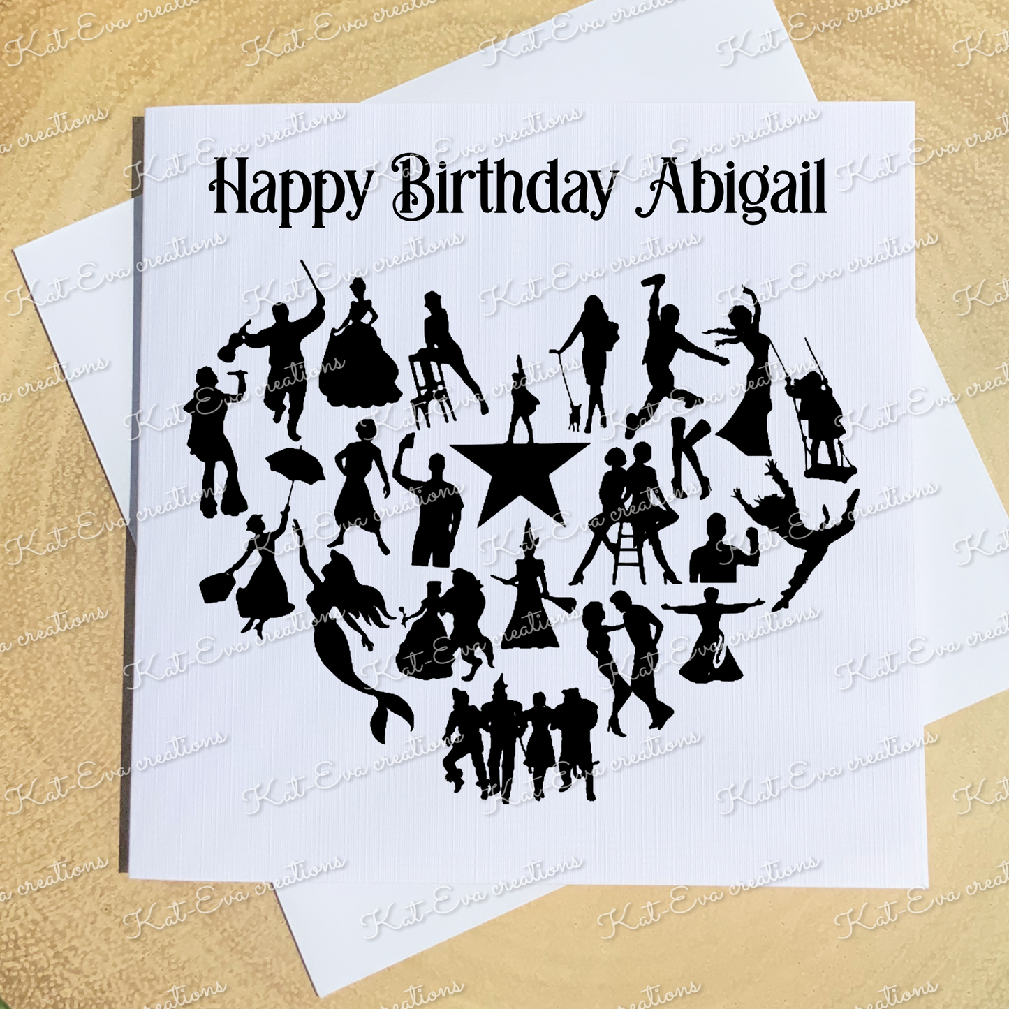 Musical heart card. ideal for birthday or Christmas