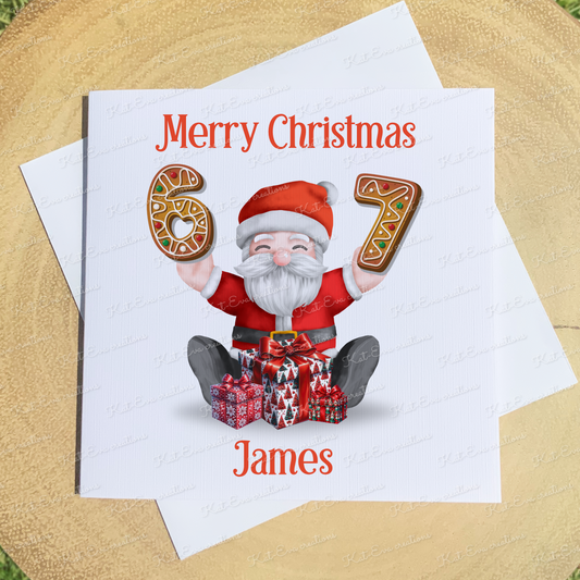 6 7 67 card or card and badge