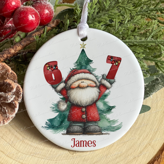 6 7 67 ceramic decoration santa