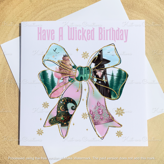 wicked inspired card